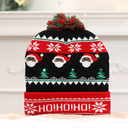 Christmas LED Light Knitted Beanies