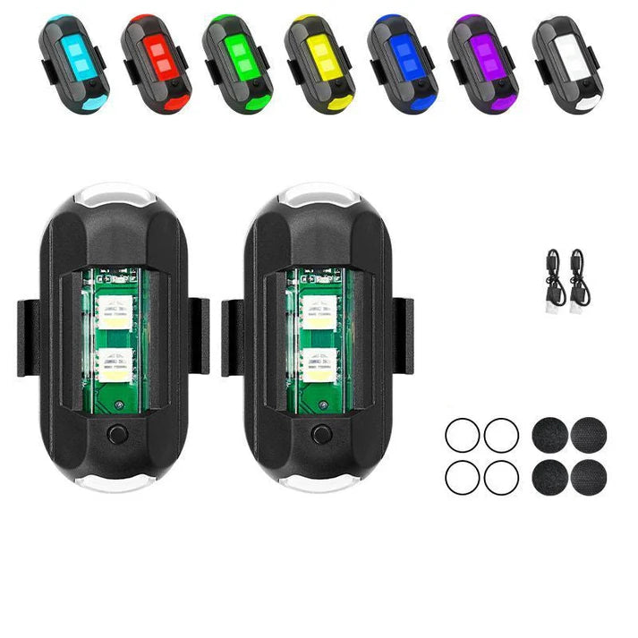 Wireless LED Strobe Anti-Collision Light with Remote Control