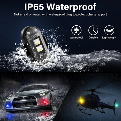 Wireless LED Strobe Anti-Collision Light with Remote Control