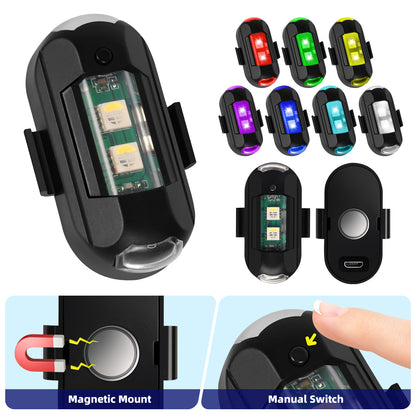 Wireless LED Strobe Anti-Collision Light with Remote Control