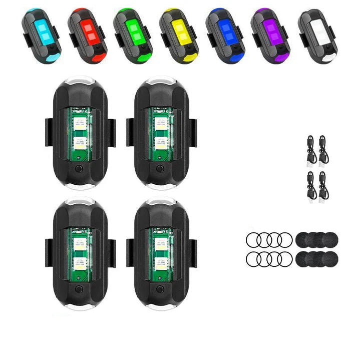 Wireless LED Strobe Anti-Collision Light with Remote Control