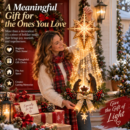 Bethlehem Star of Faith™ – Lighted Nativity Wall Decor