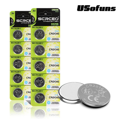 CR2016 3V Lithium Battery(10-Pack)