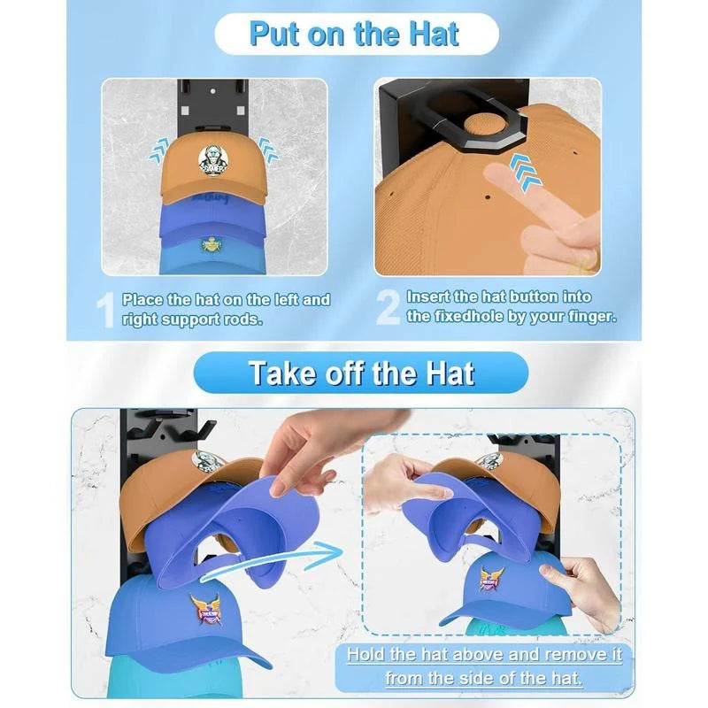 Wall-Mounted Hat Organizer – Neat, Accessible