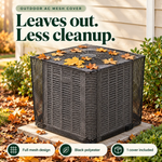 Heavy-Duty Mesh AC Cover – All-Season Outdoor Protection