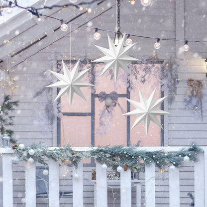 9-Pointed Paper Star Lanterns（12in）