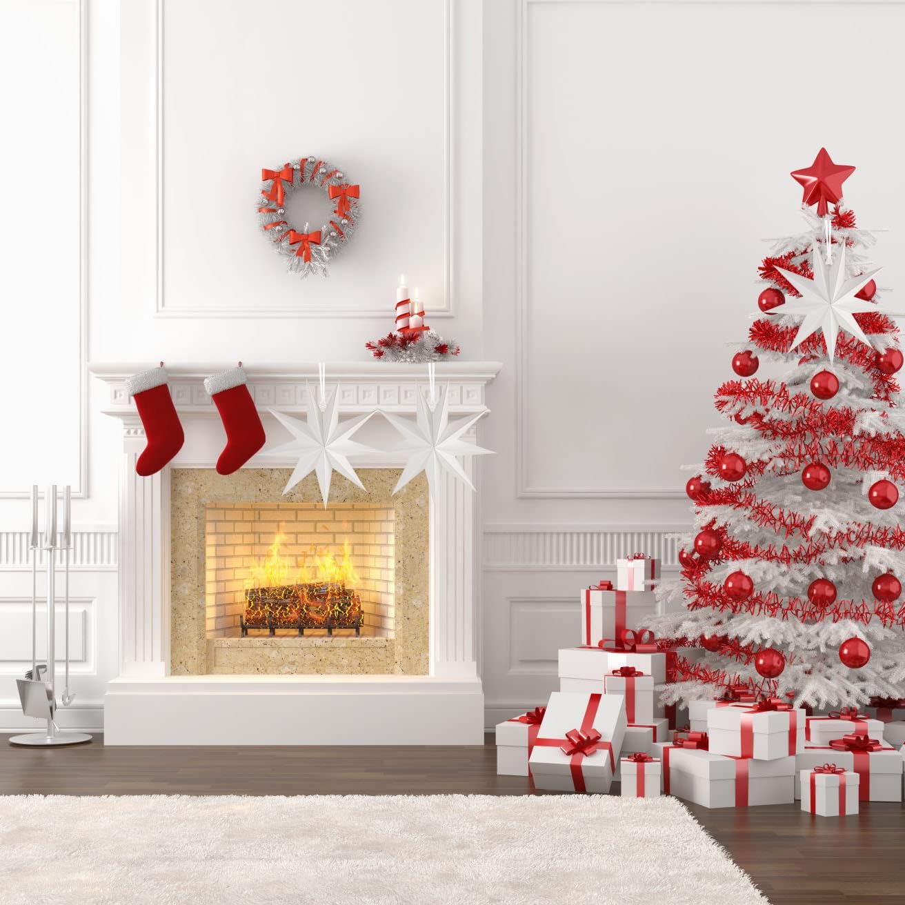 9-Pointed Paper Star Lanterns（12in）