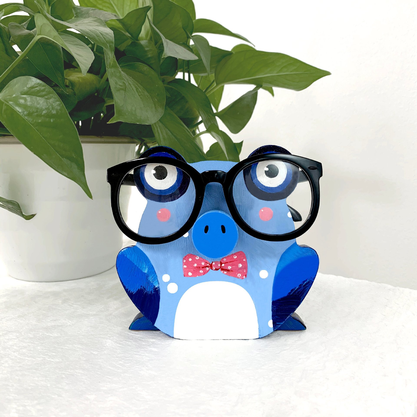 Pet glasses storage rack