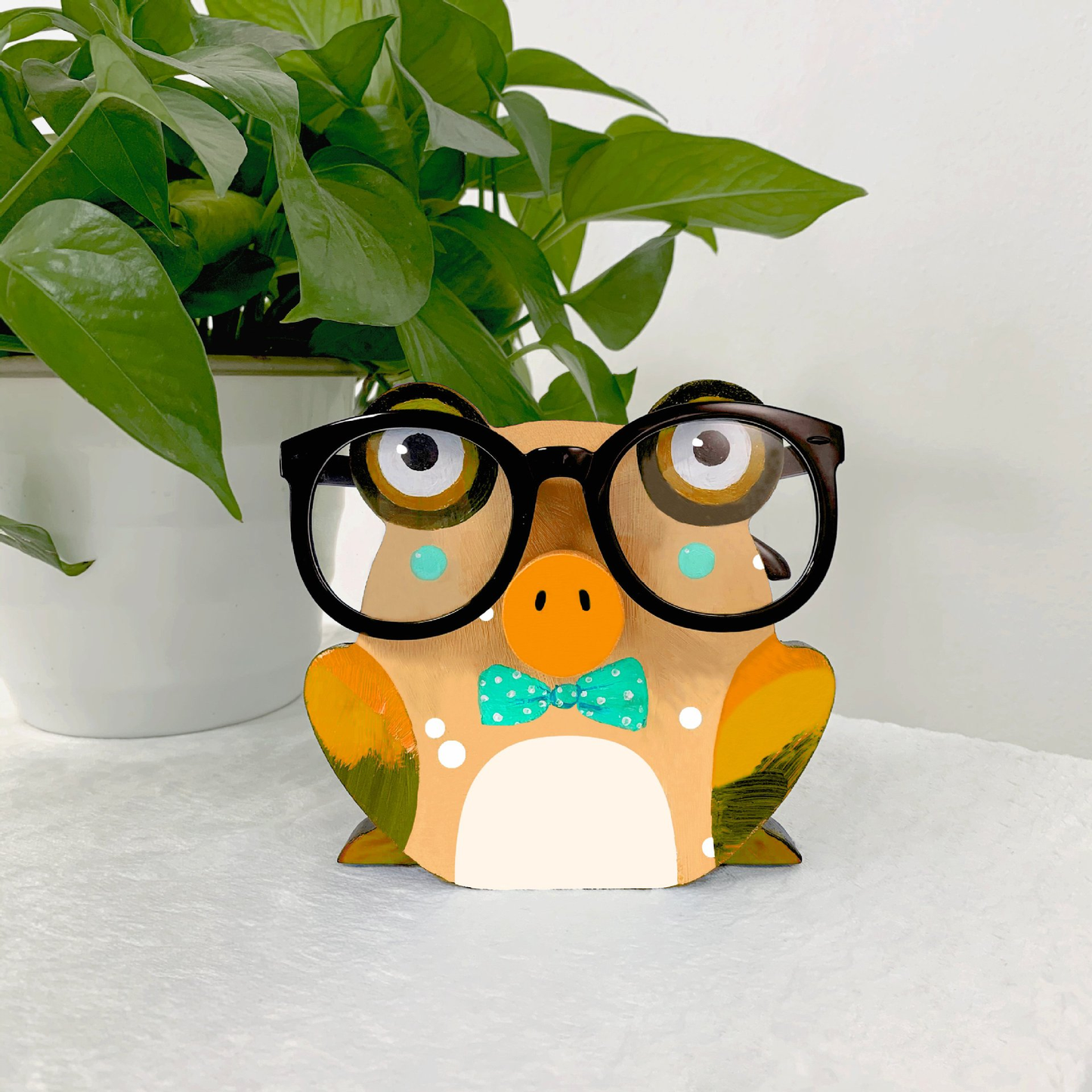 Pet glasses storage rack