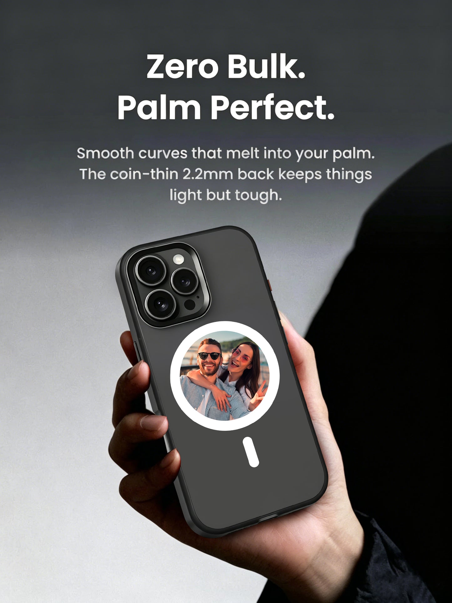 Personalized E-ink Phone Case (Round)