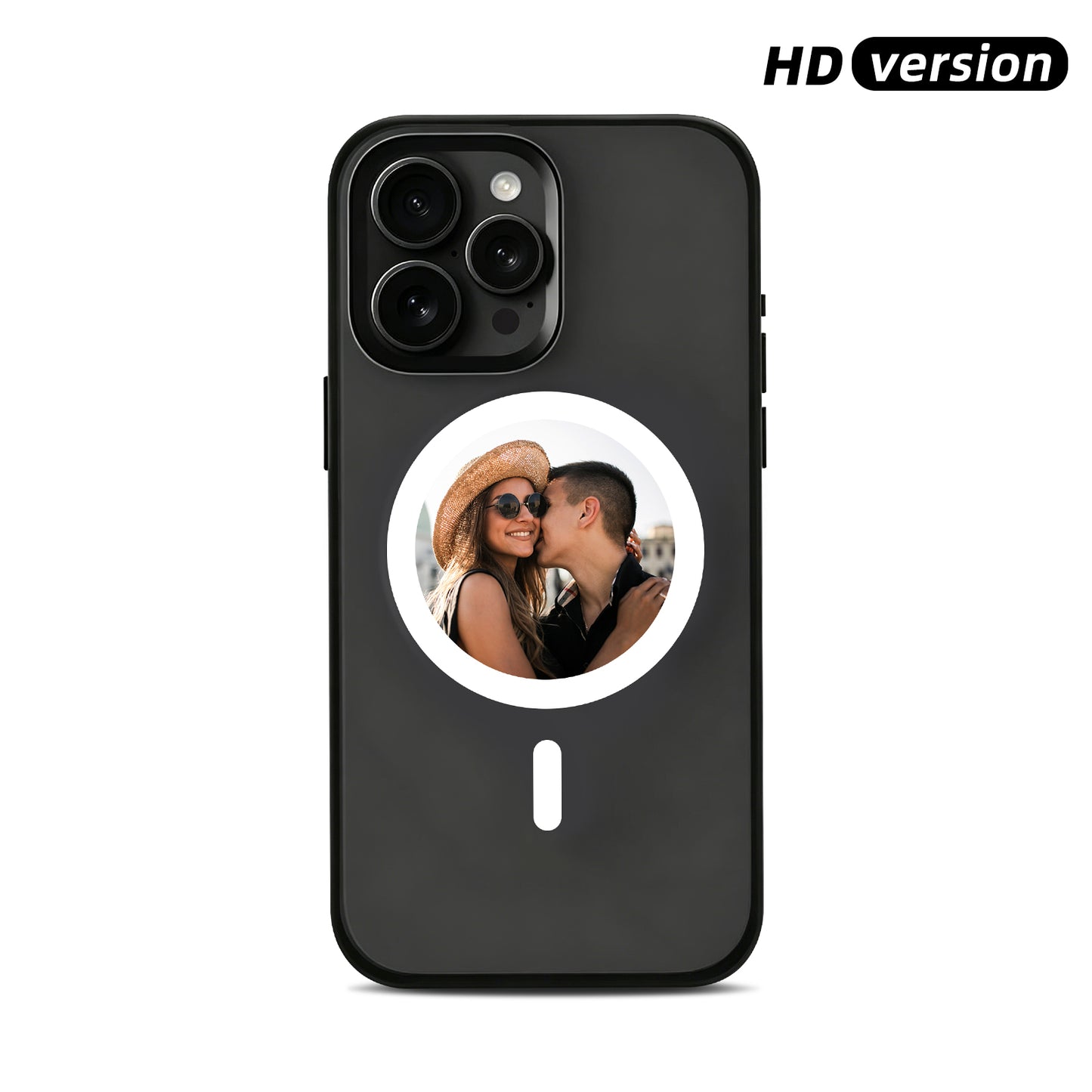 Personalized E-ink Phone Case (Round)
