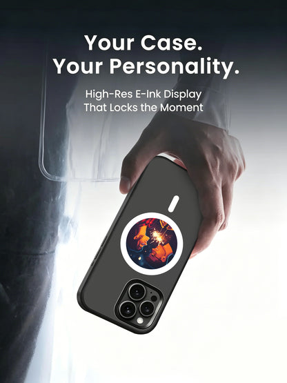 Personalized E-ink Phone Case (Round)