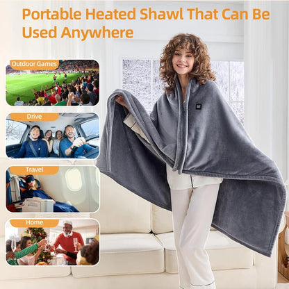 Christmas Sale - Portable Heated Shawlb