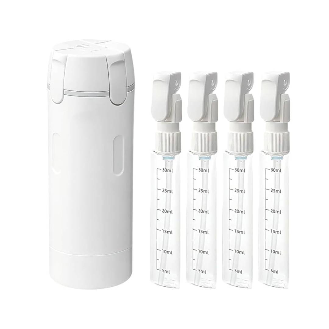 4-in-1 Refillable Travel Dispenser Bottles