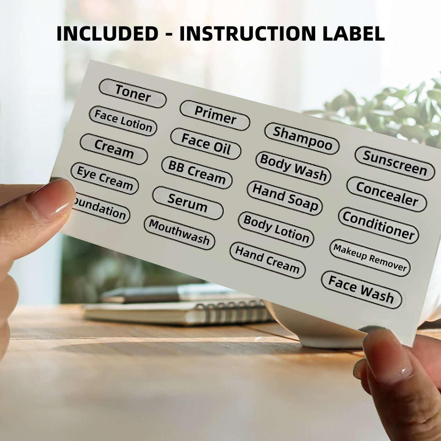 4-in-1 Refillable Travel Dispenser Bottles