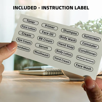 4-in-1 Refillable Travel Dispenser Bottles