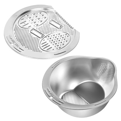 3 in 1 Multi-Functional Rice Washer Strainer Bowl