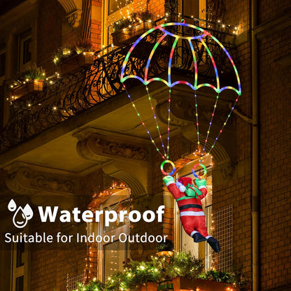 Christmas Parachute Lights with Santa Claus