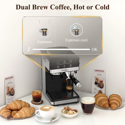 Usofuns Semi-Automatic Espresso Coffee Maker