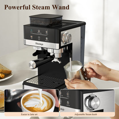 Usofuns Semi-Automatic Espresso Coffee Maker