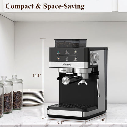 Usofuns Semi-Automatic Espresso Coffee Maker