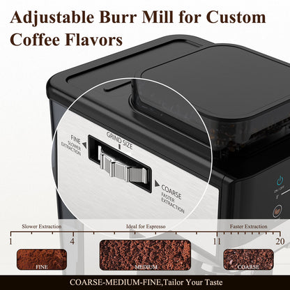Usofuns Semi-Automatic Espresso Coffee Maker