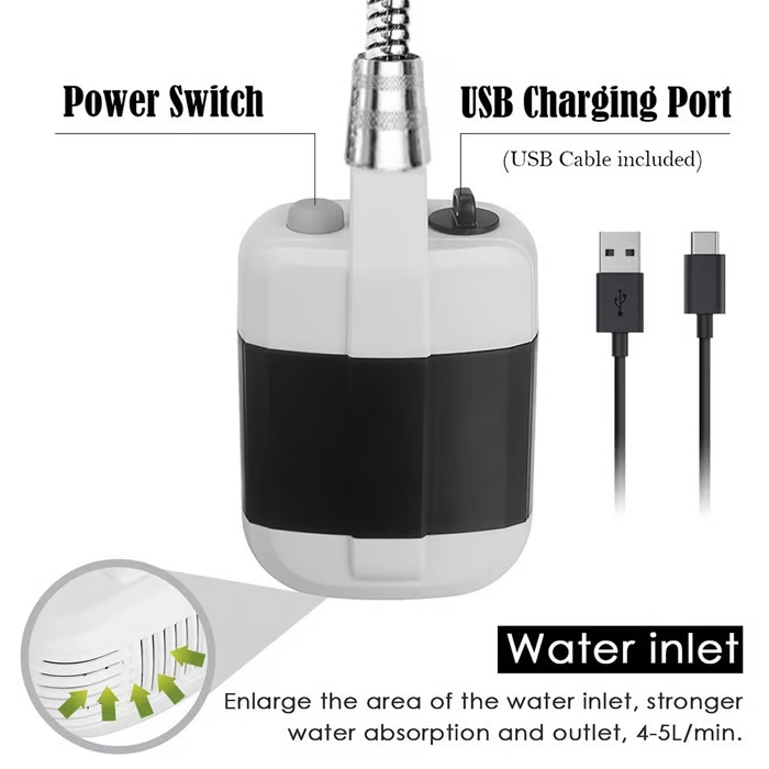 2026-Latest Portable Shower for Camping