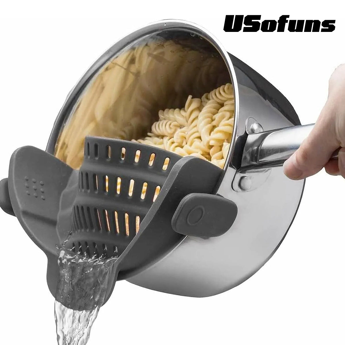 Collapsible Silicone Pot Strainer