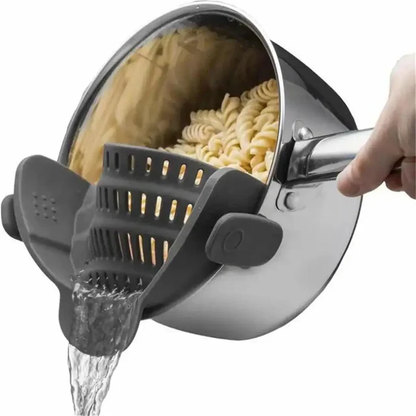 Collapsible Silicone Pot Strainer