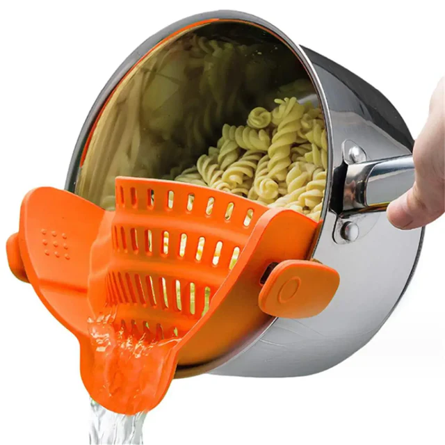 Collapsible Silicone Pot Strainer
