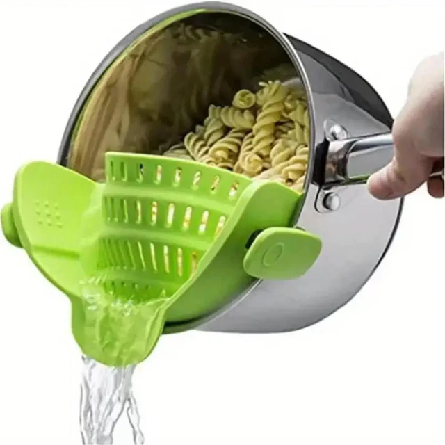 Collapsible Silicone Pot Strainer
