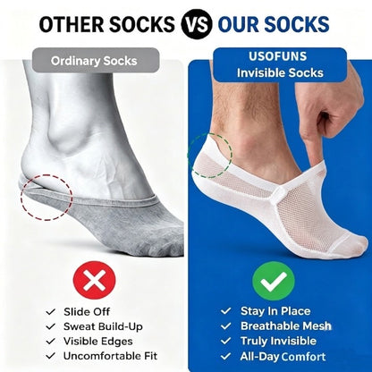 Invisible Breathable Anti-Slip Socks (Unisex)