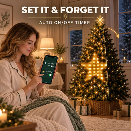 Smart Animated Christmas Tree Lights | Built-in Timer For Auto On/Off