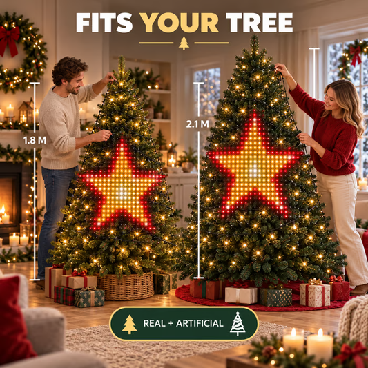 Smart Animated Christmas Tree Lights | Built-in Timer For Auto On/Off