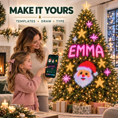Smart Animated Christmas Tree Lights | Built-in Timer For Auto On/Off
