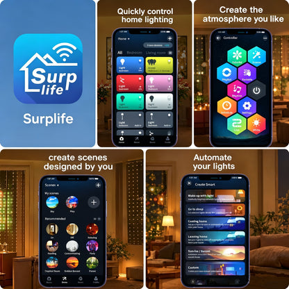 SurpLife™Smart Animated Christmas Tree Lights | Built-in Timer For Auto On/Off