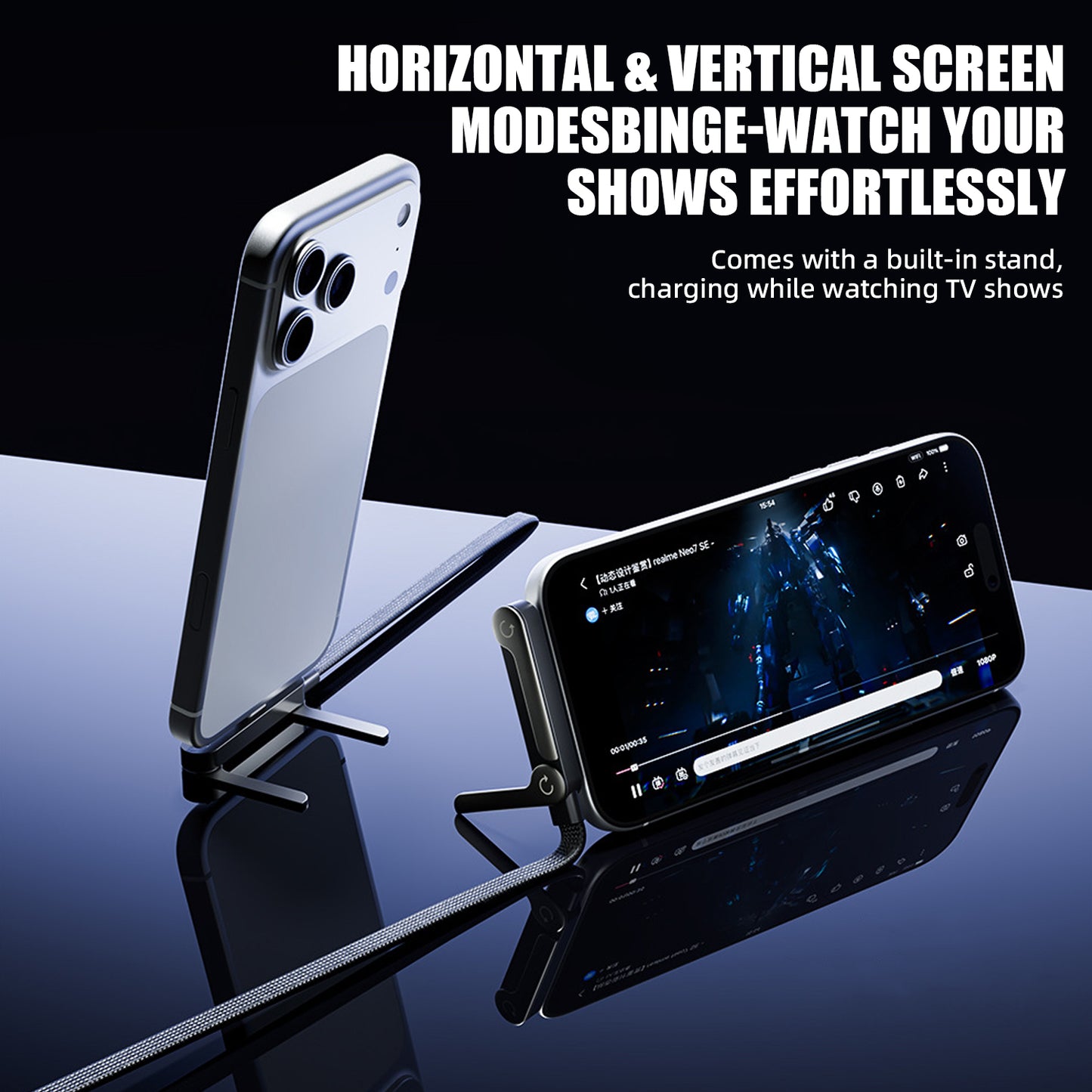 2-in-1 Stand Charging Cable