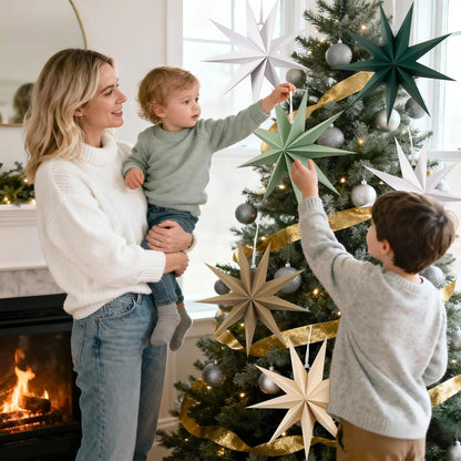 9-Pointed Paper Star Lanterns（12in）