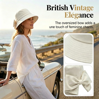 Women's Bowknot Sun-Protective Hat