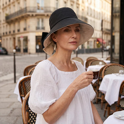 Women's Bowknot Sun-Protective Hat