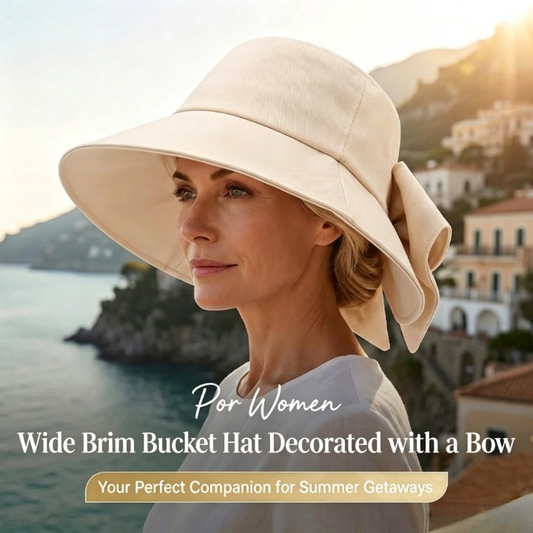 Women's Bowknot Sun-Protective Hat
