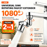 1080° Rotating Faucet Extender with 2 Spray Modes