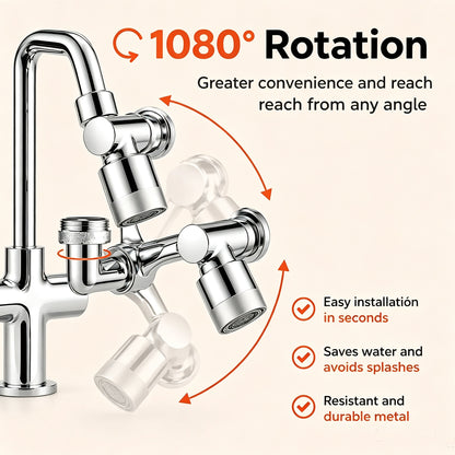 1080° Degree Rotating Swivel Tap with Breaker Filter