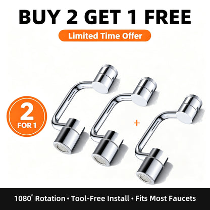 1080° Rotating Faucet Extender with 2 Spray Modes