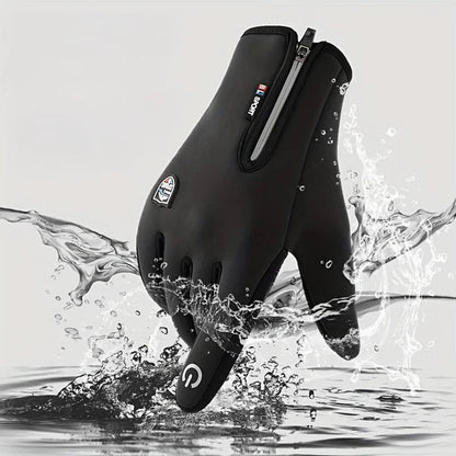 USOFUNS-Windproof Waterproof Heated Gloves