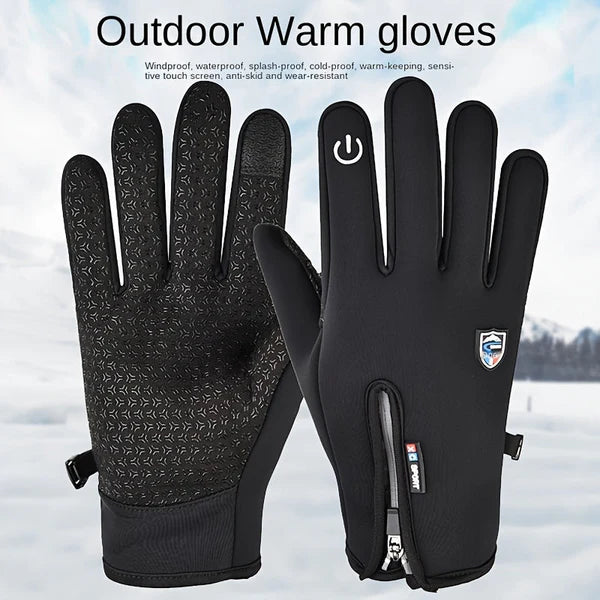 USOFUNS-Windproof Waterproof Heated Gloves