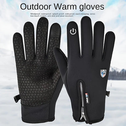 USOFUNS-Windproof Waterproof Heated Gloves