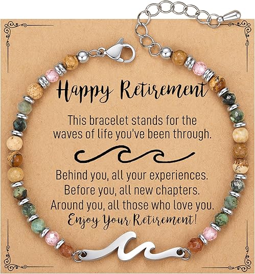 Dainty Gemstone Wave Bracelet