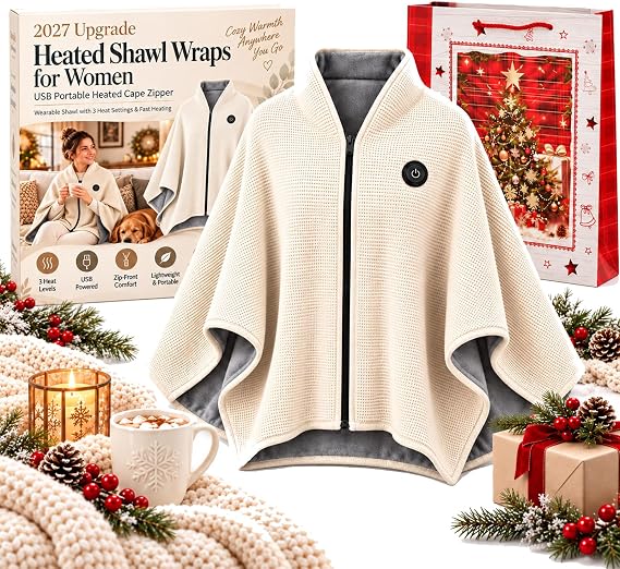 2027 New Wearable Heated Blanket | USB-Powered