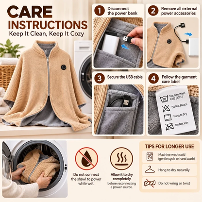 2027 New Wearable Heated Blanket | USB-Powered